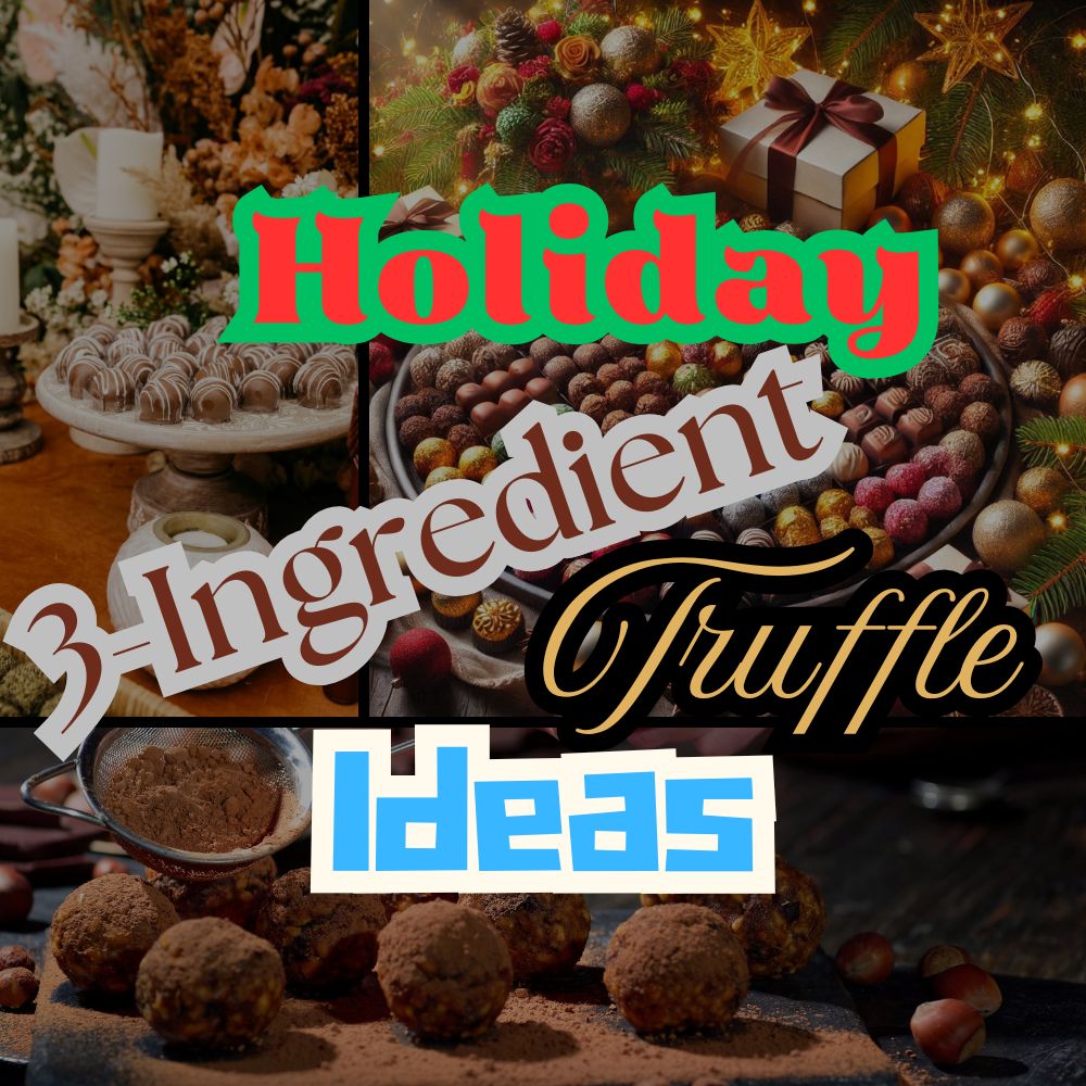 3-Ingredient Holiday Truffle Ideas