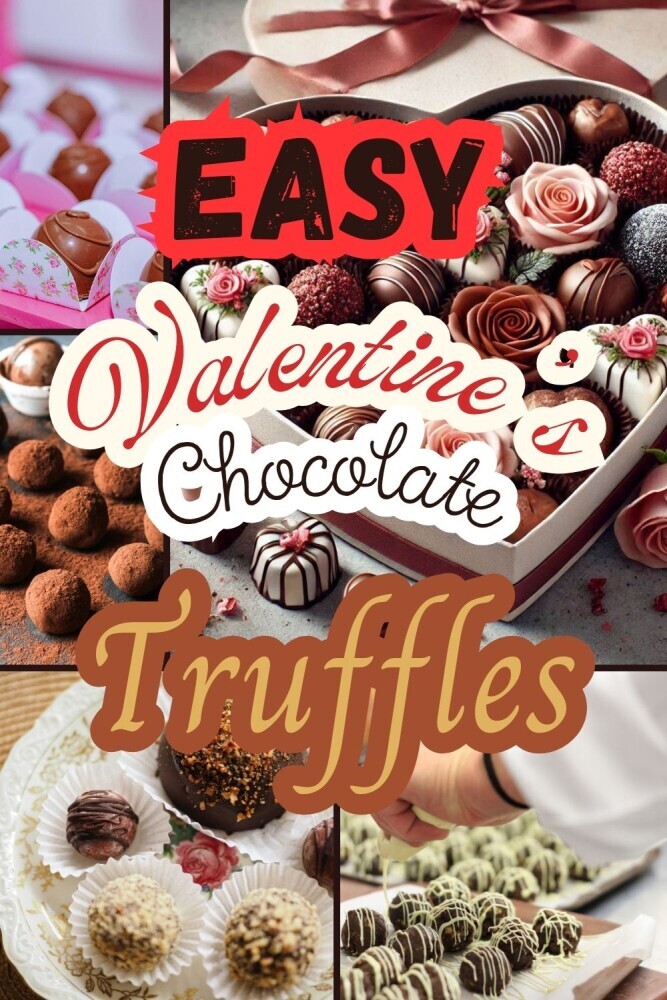 Easy Valentine’s Chocolate Truffles